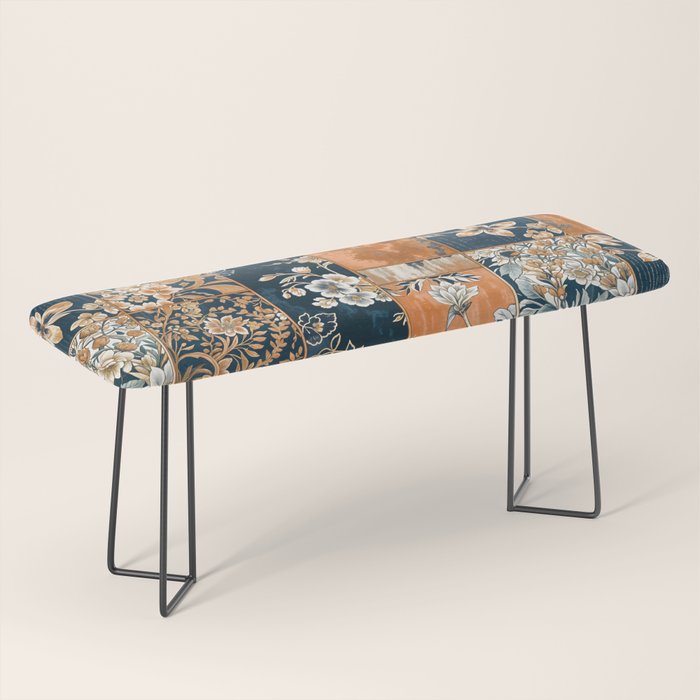Floral Patches of Yesteryear Bench Gallery Image 1