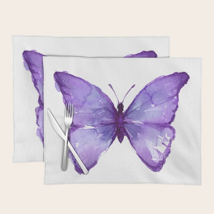 Purple Butterfly Placemat Gallery Image 1