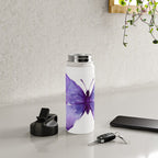 Purple Butterfly Water Bottle Gallery Image 4