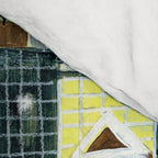 London city lights in the snow Comforter Gallery Image 4