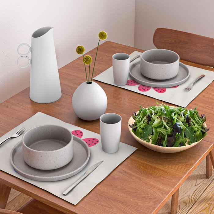 Blueberry Vase & French Fuchsia Leaves: Vases & Stuff 03 Placemat Gallery Image 2
