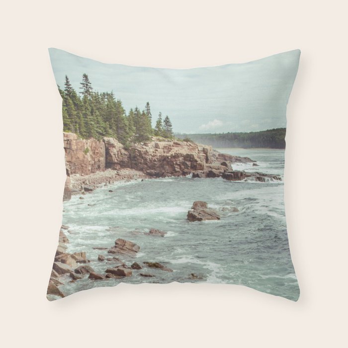 Swirling Sea Throw Pillow Gallery Image 1