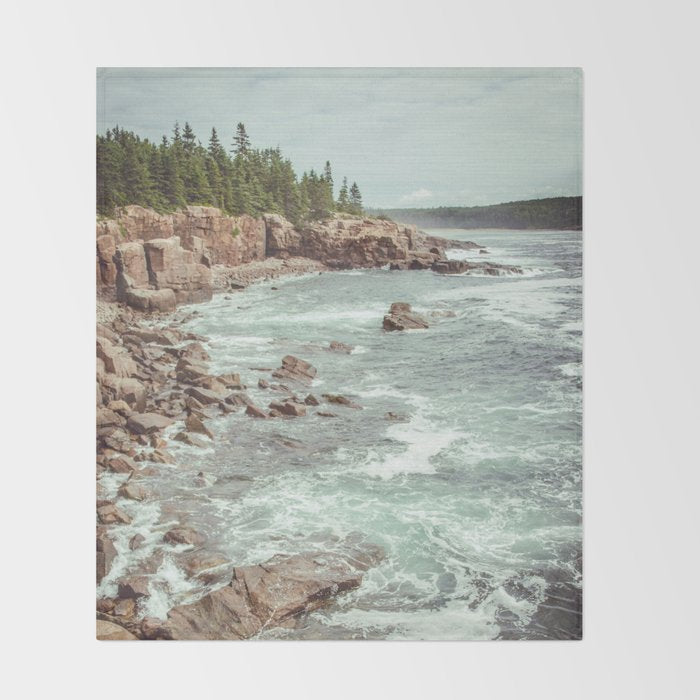 Swirling Sea Throw Blanket Gallery Image 2