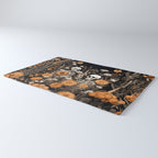Bones and Blooms Skeleton Art Rug Gallery Image 3