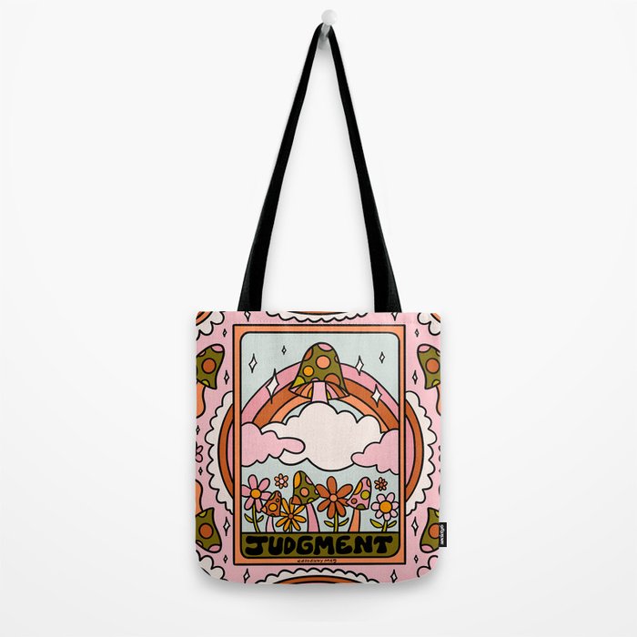 20. Judgment Tarot Mushroom Tote Bag Gallery Image 2
