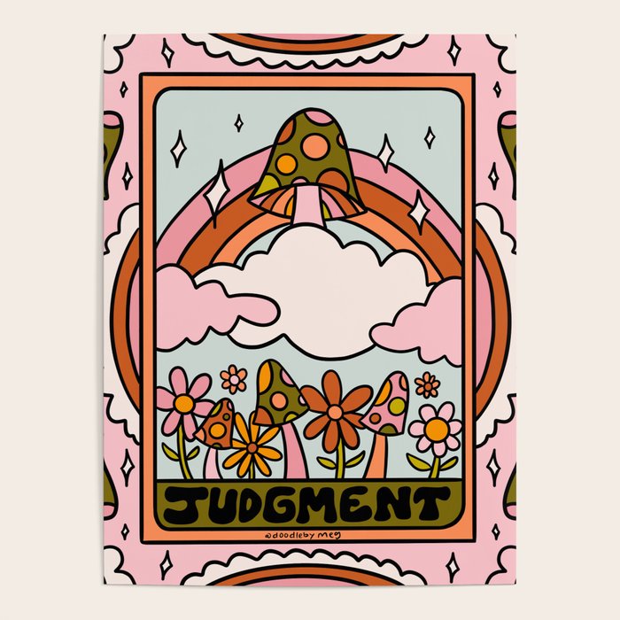 20. Judgment Tarot Mushroom Poster Gallery Image 4
