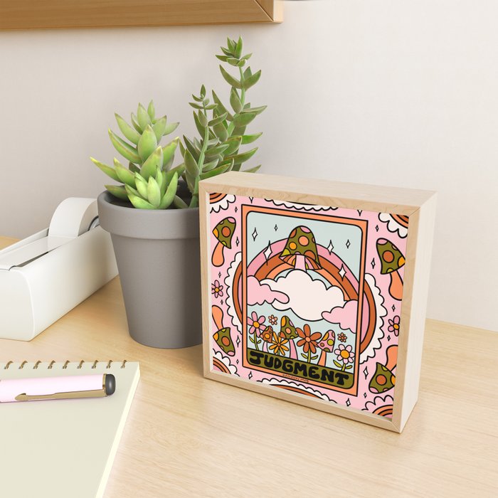 20. Judgment Tarot Mushroom Mini Art Print Gallery Image 2