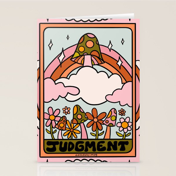 20. Judgment Tarot Mushroom Stationery Card Gallery Image 2