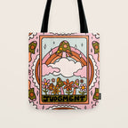 20. Judgment Tarot Mushroom Tote Bag Gallery Image 1