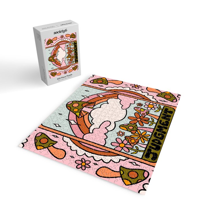 20. Judgment Tarot Mushroom Jigsaw Puzzle Gallery Image 2