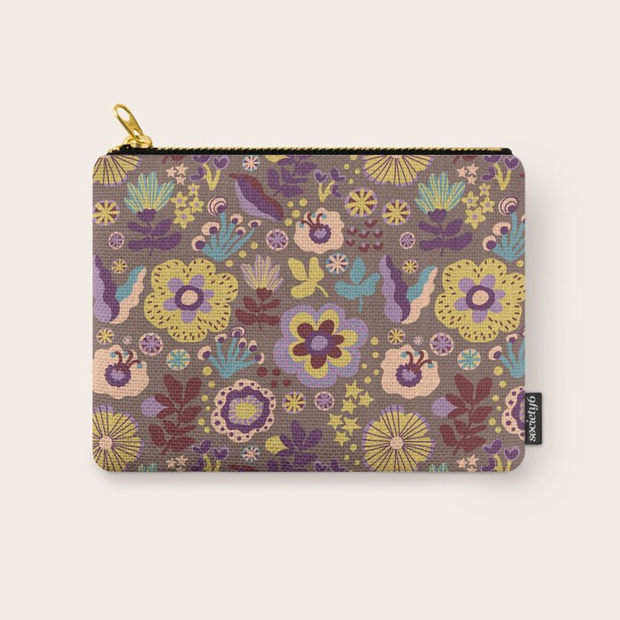 Flowers V Carry All Pouch Gallery Image 1