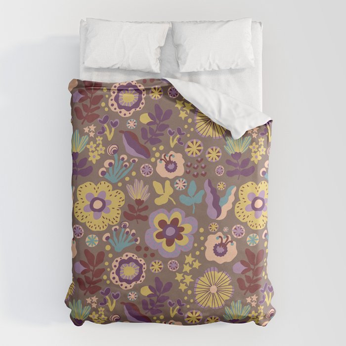 Flowers V Duvet Cover Gallery Image 1