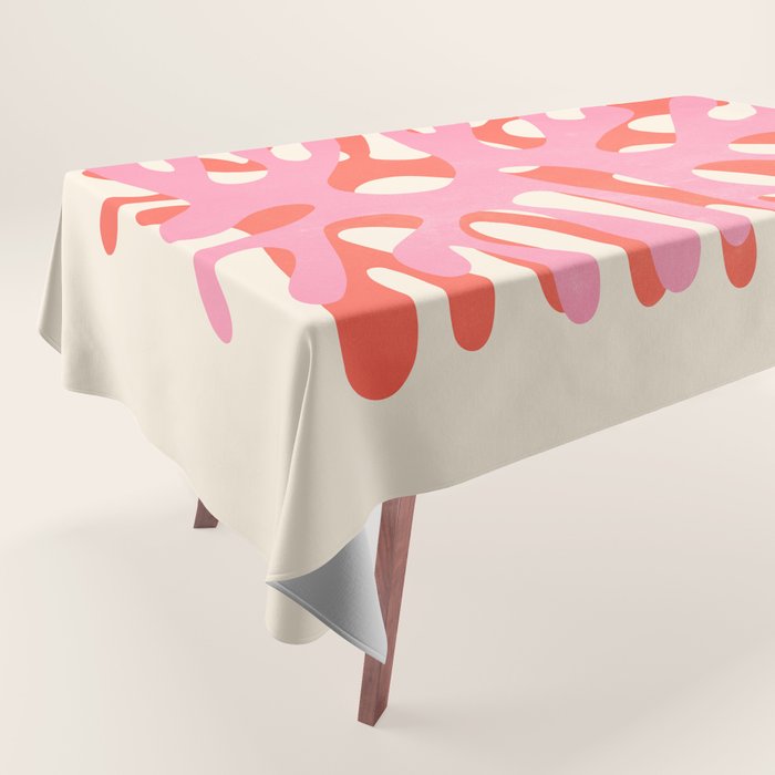 Sea Leaf: Matisse Collage Peach Edition Tablecloth Gallery Image 1