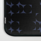 Midcentury modern geometric 01 black Laptop Sleeve Gallery Image 3