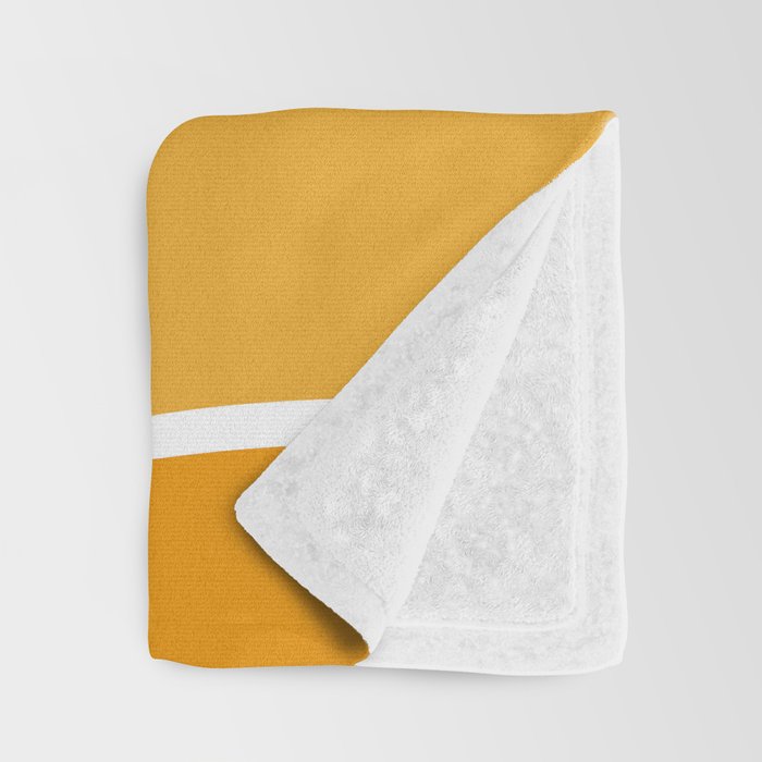 Colorful summery retro style waves Throw Blanket Gallery Image 3