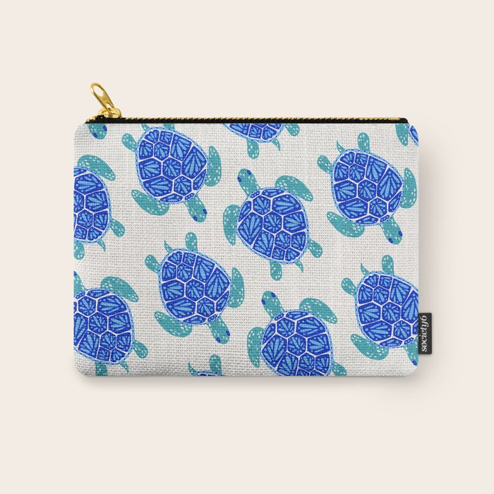 Sea Turtle - Blue Palette Carry All Pouch Gallery Image 1