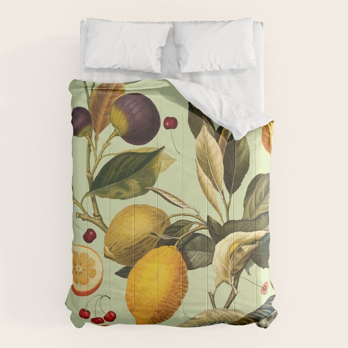 Vintage Fruit Pattern XIII Comforter Gallery Image 6