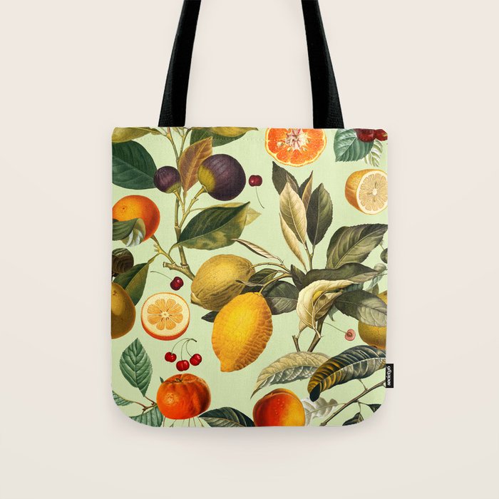 Vintage Fruit Pattern XIII Tote Bag Gallery Image 1