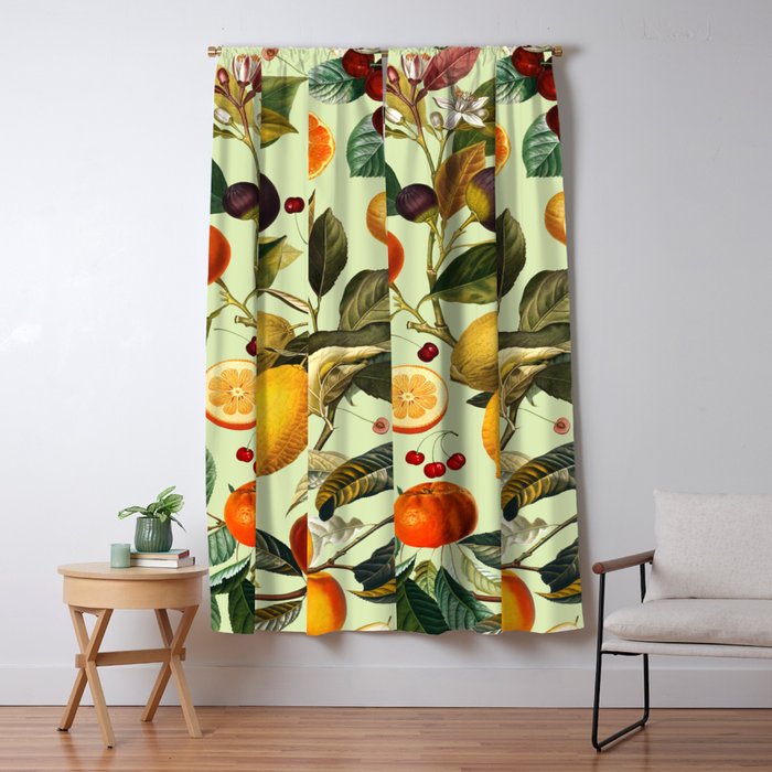 Vintage Fruit Pattern XIII Window Curtain Gallery Image 5