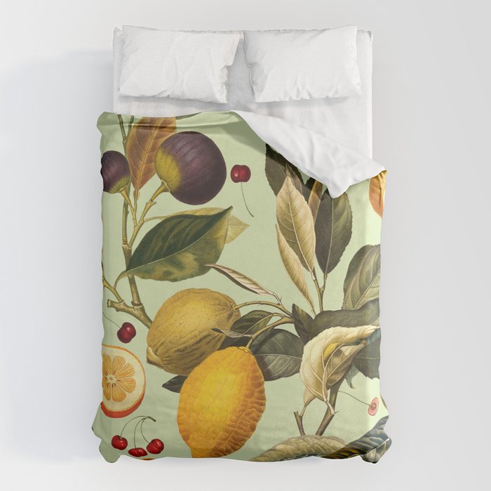 Vintage Fruit Pattern XIII Duvet Cover Gallery Image 6