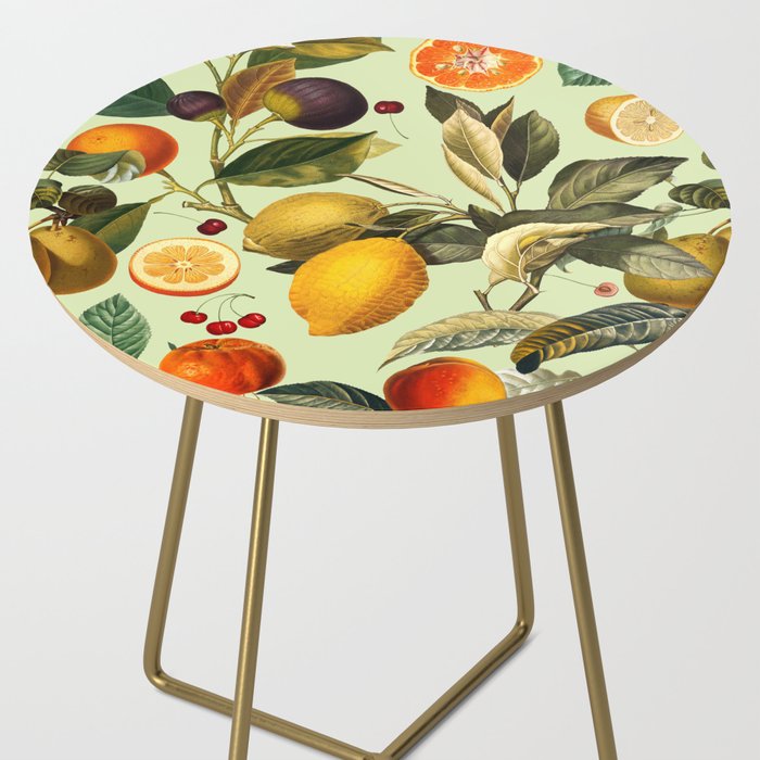Vintage Fruit Pattern XIII Side Table Gallery Image 2