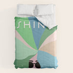 Rise and Shine! Girl Power Rainbow Hair Comforter Gallery Image 6
