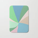 Rise and Shine! Girl Power Rainbow Hair Bath Mat Gallery Image 1