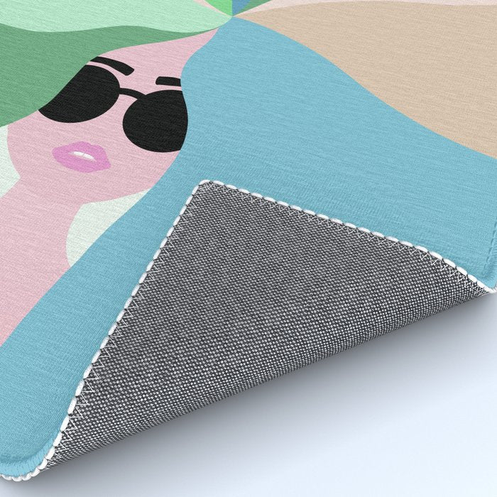 Rise and Shine! Girl Power Rainbow Hair Rug Gallery Image 4
