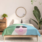 Rise and Shine! Girl Power Rainbow Hair Comforter Gallery Image 3