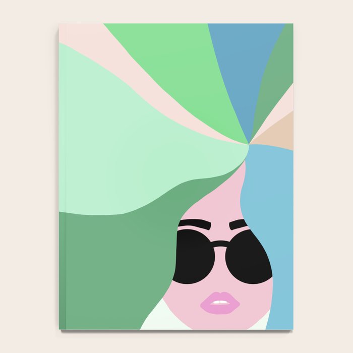 Rise and Shine! Girl Power Rainbow Hair Notebook Gallery Image 4