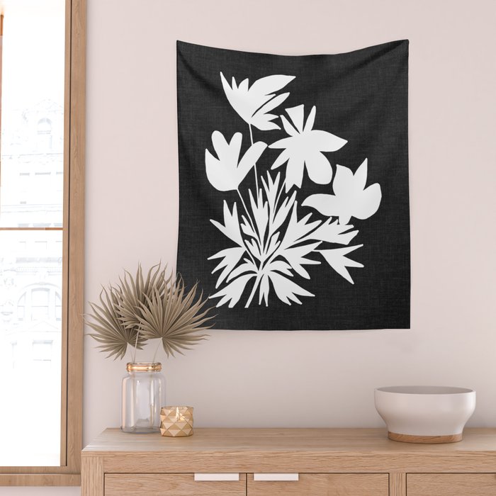 Bushy Bloom ii Wall Tapestry Gallery Image 2