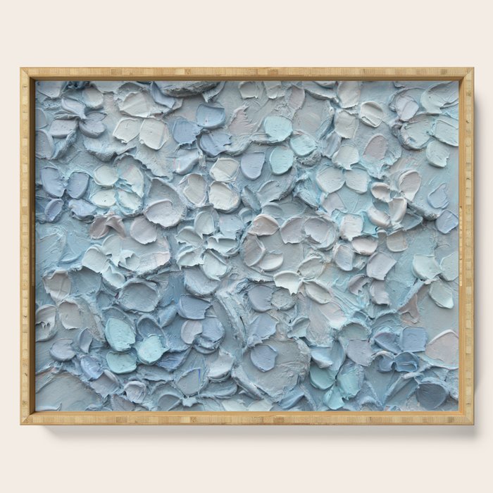 Blue Enchantress Hydrangeas Serving Tray Gallery Image 1
