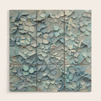 Blue Enchantress Hydrangeas Wood Wall Art Gallery Image 1