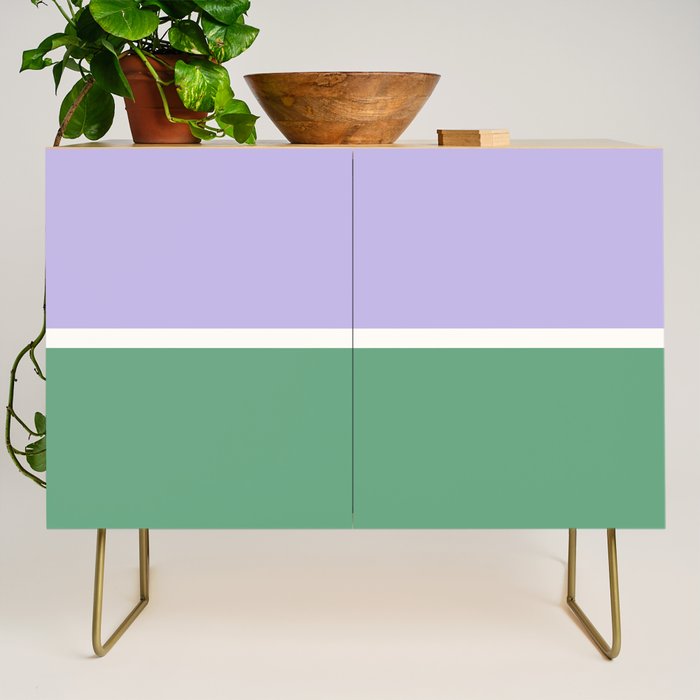 Color Block VIII Purple Green Credenza Gallery Image 1