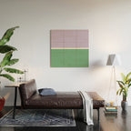 Color Block VIII Purple Green Wood Wall Art Gallery Image 2