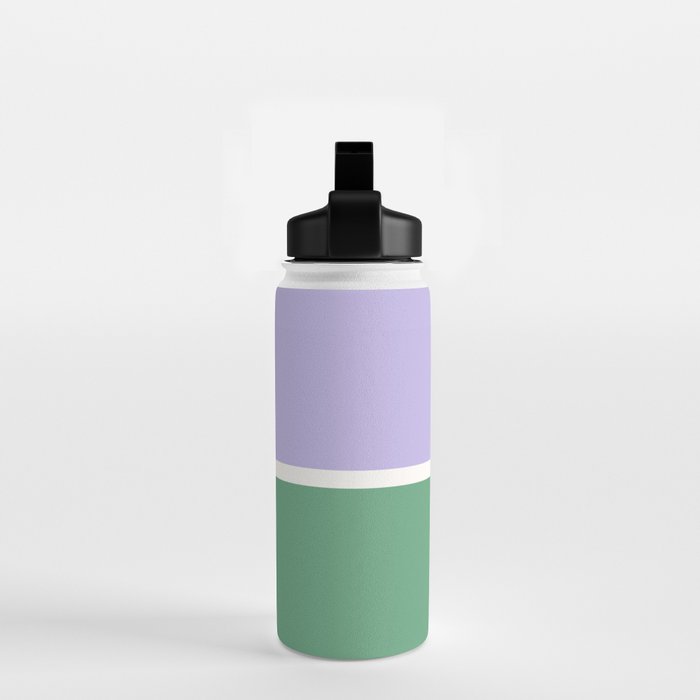Color Block VIII Purple Green Water Bottle Gallery Image 2