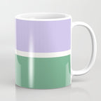 Color Block VIII Purple Green Coffee Mug Gallery Image 1