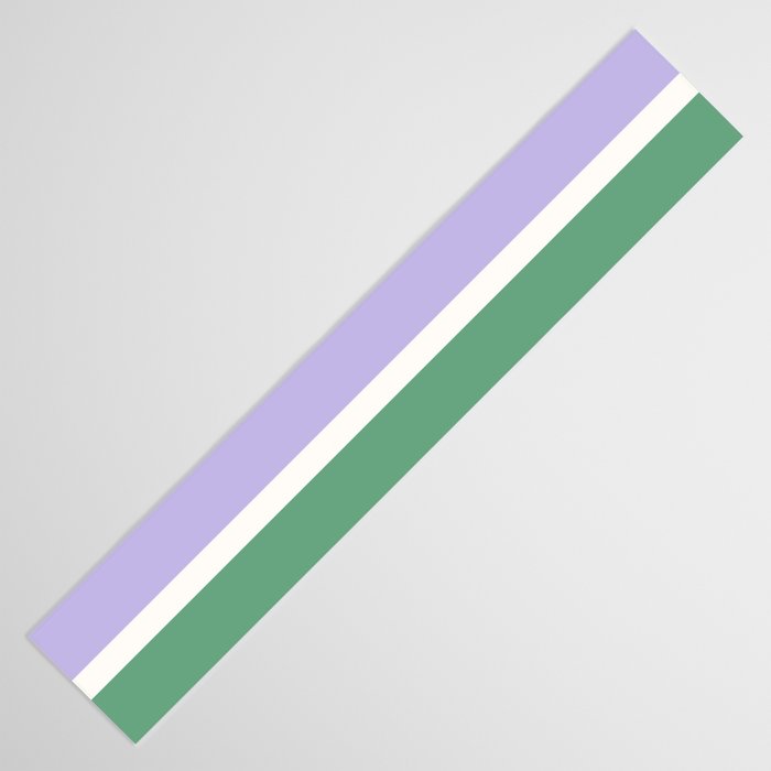Color Block VIII Purple Green Table Runner Gallery Image 3