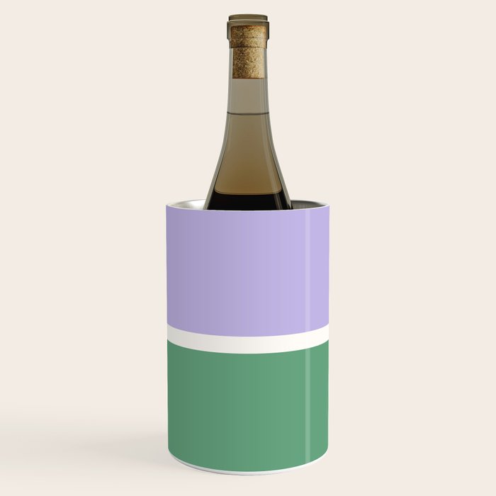 Color Block VIII Purple Green Wine Chiller Gallery Image 3
