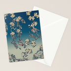Bullfinch and Pug Cherry Stationery Card Gallery Image 2