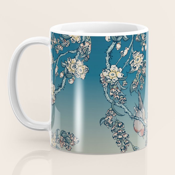 Bullfinch and Pug Cherry Coffee Mug Gallery Image 3