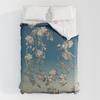Bullfinch and Pug Cherry Duvet Cover Gallery Image 6
