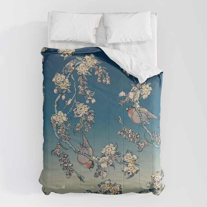Bullfinch and Pug Cherry Comforter Gallery Image 6