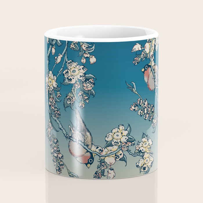Bullfinch and Pug Cherry Coffee Mug Gallery Image 4