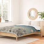 Bullfinch and Pug Cherry Duvet Cover Gallery Image 2