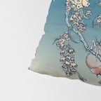 Bullfinch and Pug Cherry Pillow Sham Gallery Image 4