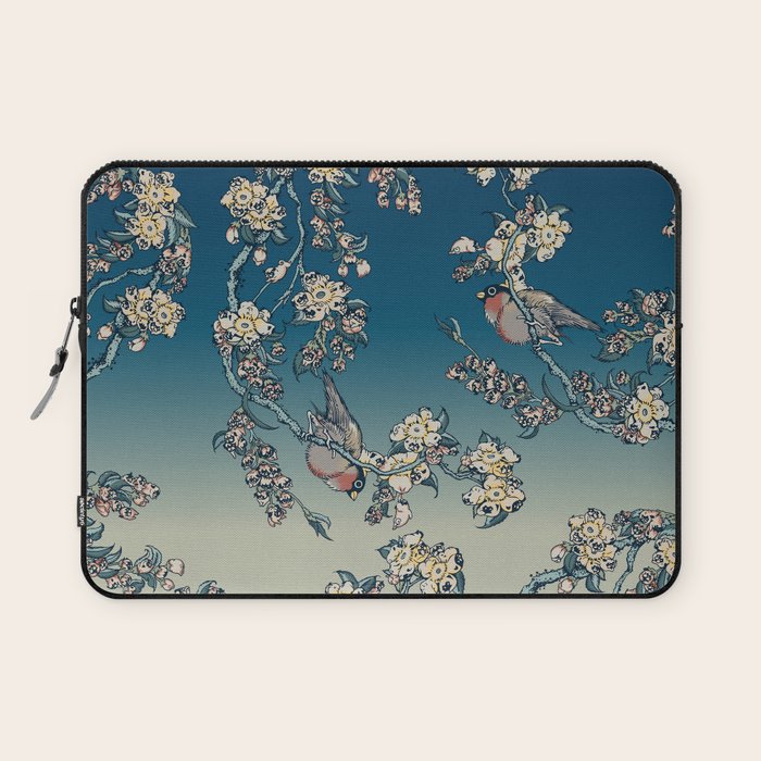 Bullfinch and Pug Cherry Laptop Sleeve Gallery Image 1