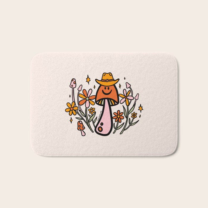 Mushroom Cowboy Bath Mat Gallery Image 1