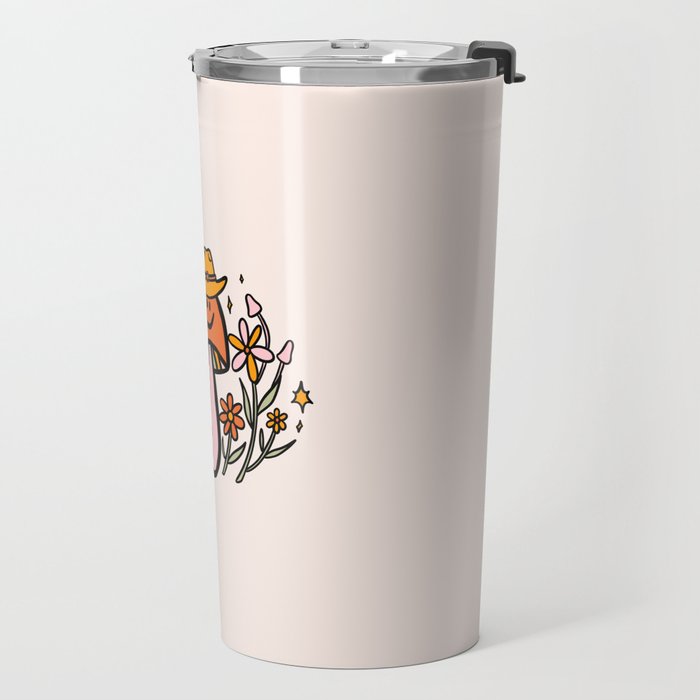 Mushroom Cowboy Travel Mug Gallery Image 2