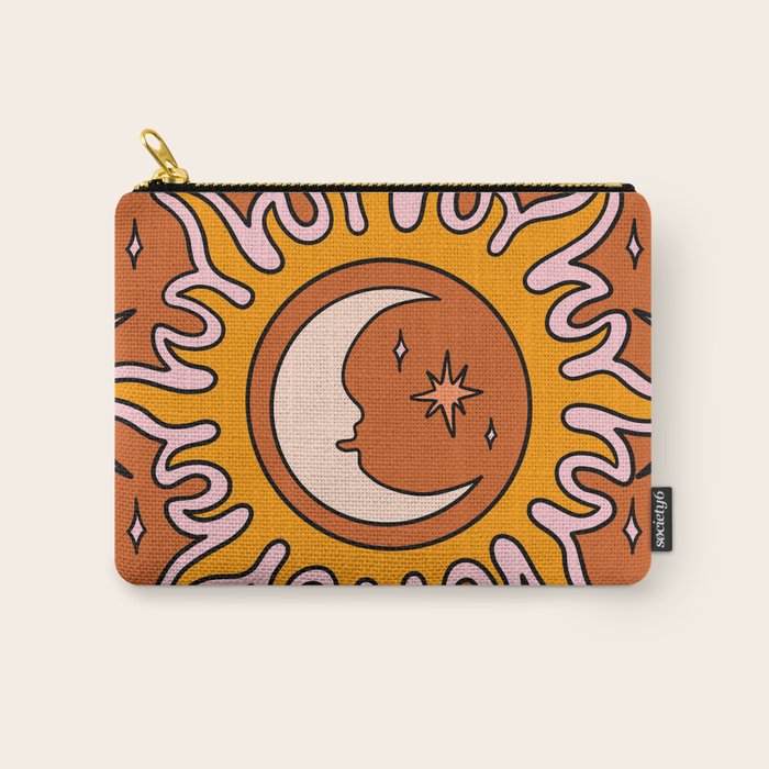 Moon Sun And Stars Carry All Pouch Gallery Image 1